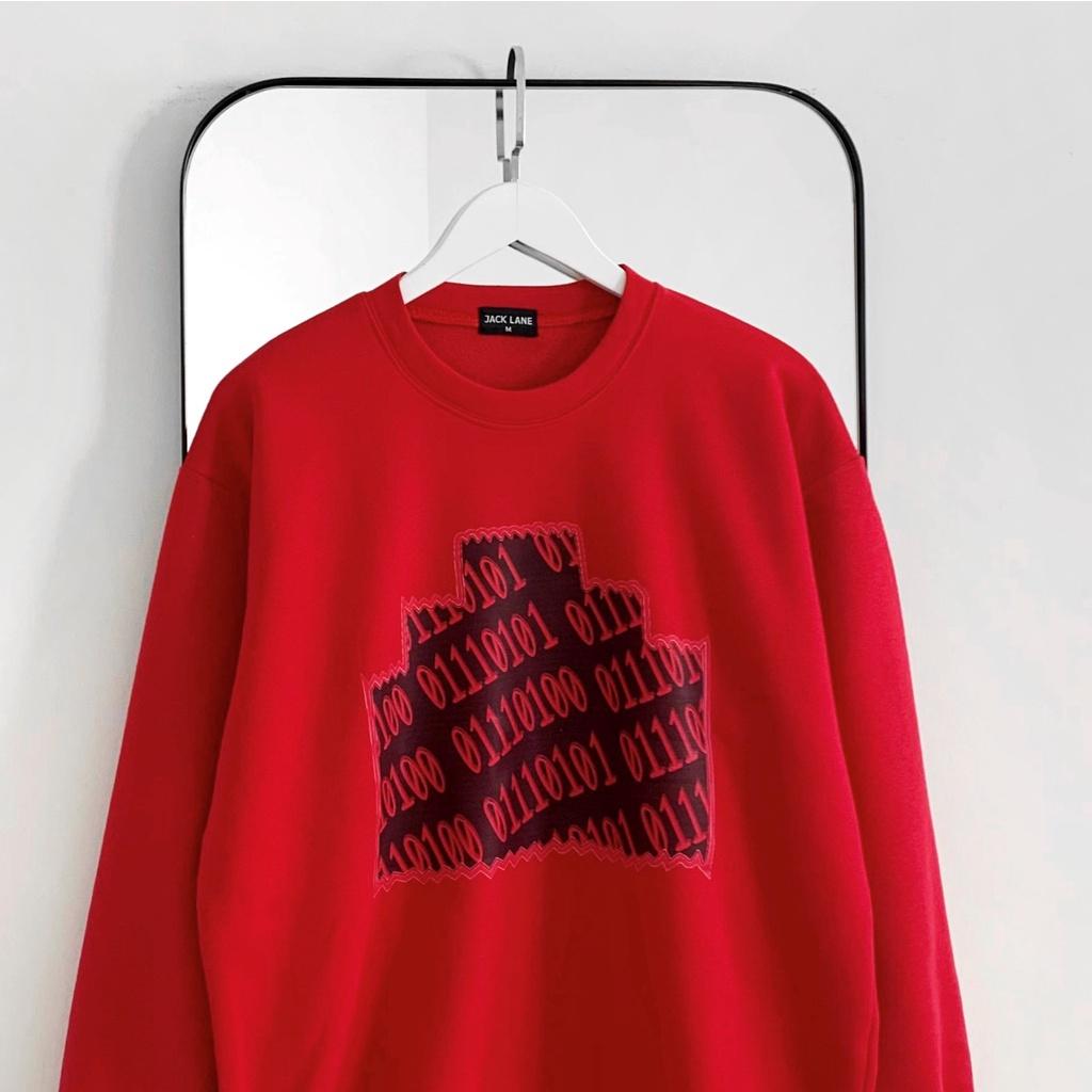 Áo Sweater JL Oversize 01110, JACKLANE, Áo nỉ chui đầu Unisex Jack Lane