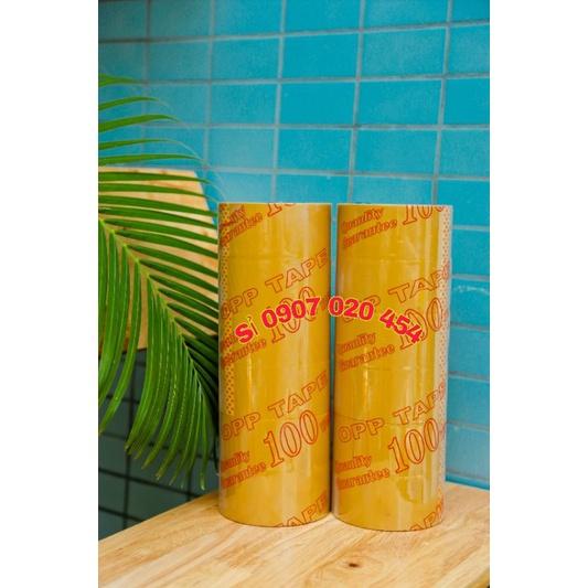 Băng keo opp trong/đục 100yard 1kg cây 6 cuộn lõi 4li