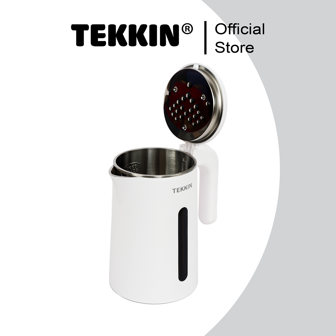 Ấm siêu tốc tự ngắt TEKKIN TI-2845 dung tích lớn 2.3L (dung tích sử dụng 1.8L) 2 lớp công suất 1500W bảo hành 12 tháng - hàng chính hãng