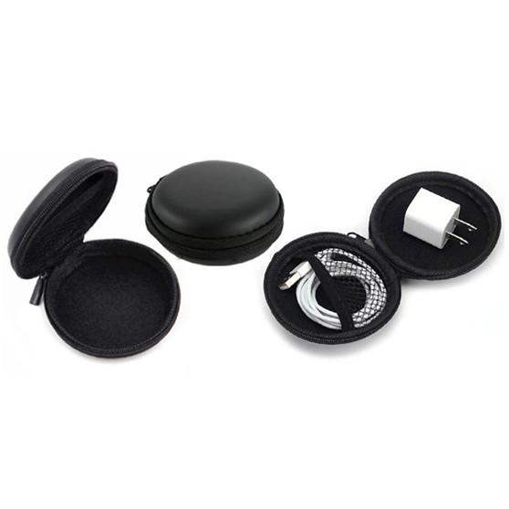 BÓP ĐỰNG TAI NGHE CÁP SẠC MIỄN PHÍ VẬN CHUYỂNBÓP ĐỰNG TAI NGHE CÁP SẠC TRÒN MÀU ĐEN CAO CẤP TIỆN LỢI