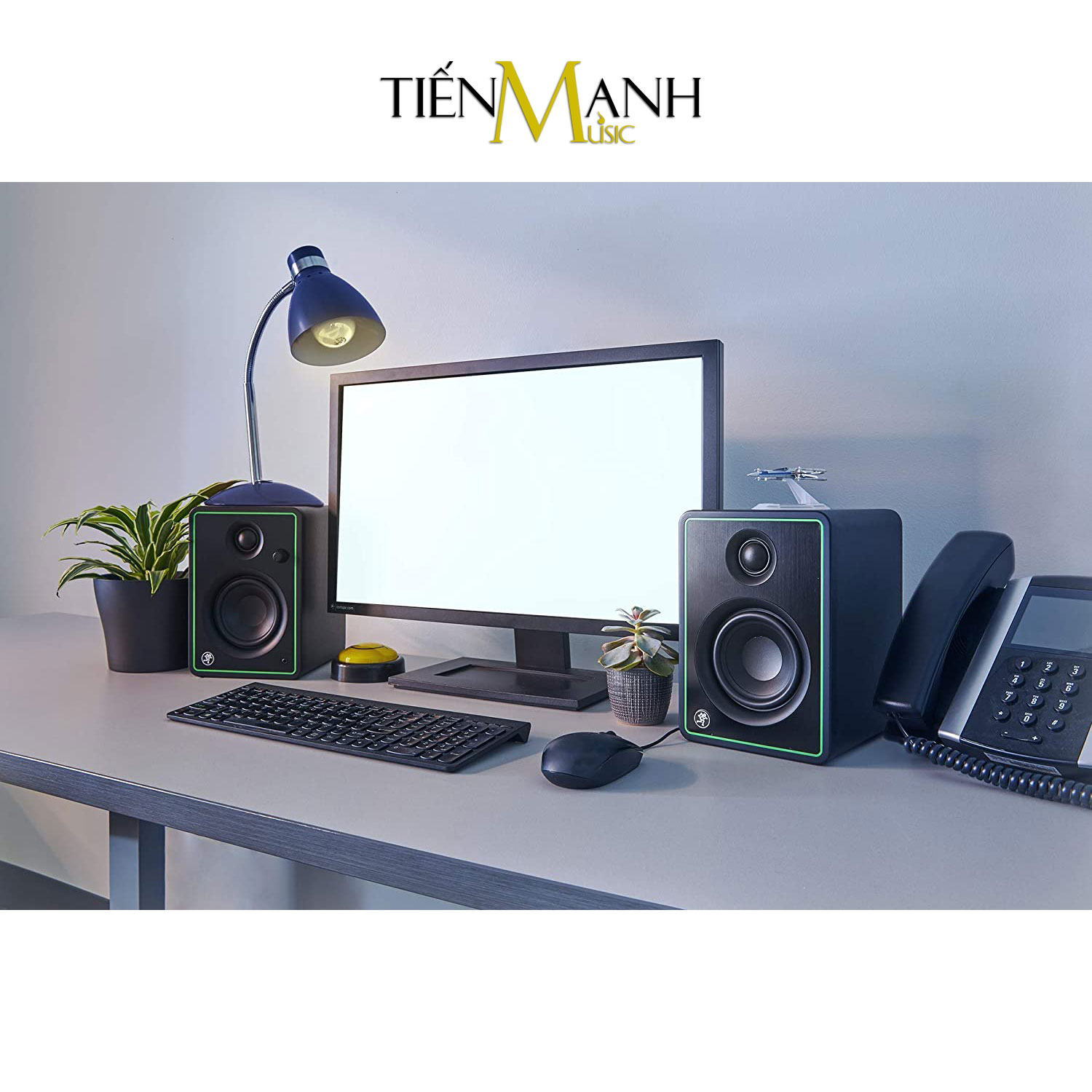 Mackie CR3 XBT Loa Kiểm Âm Nghe Nhạc Eris Powered Studio Monitor Speaker CR3XBT Pair Hàng Chính Hãng - Kèm Móng Gẩy DreamMaker