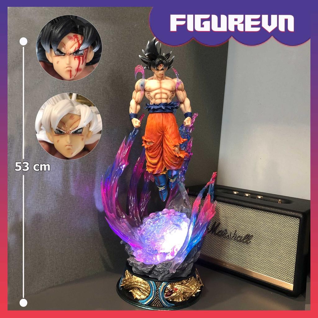 Mô hình Son Goku đẫm máu 3 đầu 52 cm có LED