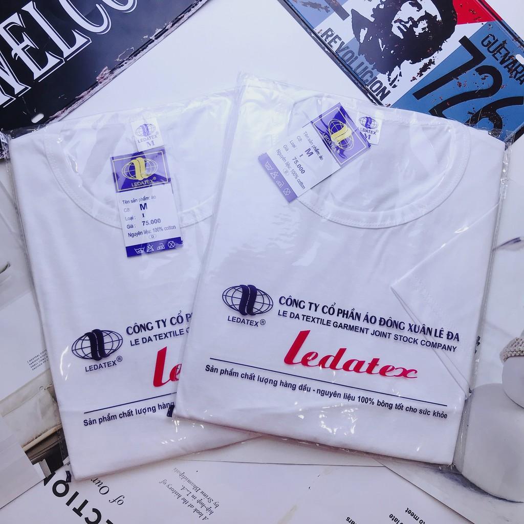 Áo Thun Nam Trắng Cotton ️ Áo Phông Cổ Tròn Form Rộng Trơn Đẹp Giá Rẻ