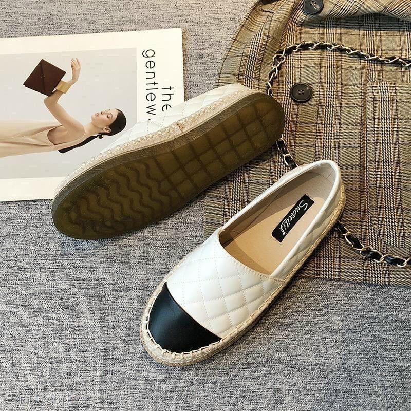 GIÀY SLIP ON DA MỊN TRẦN CHỈ ĐẾ VIỀN CÓI - 2P