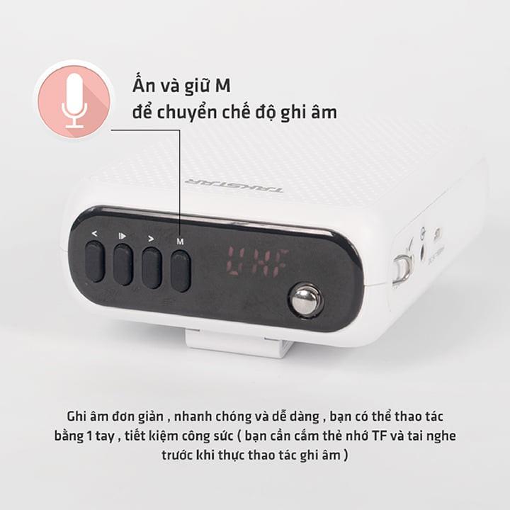 Loa trợ giảng di động TAKSTAR E300W, máy trợ giảng E300W, có bluetooth, kèm micro không dây