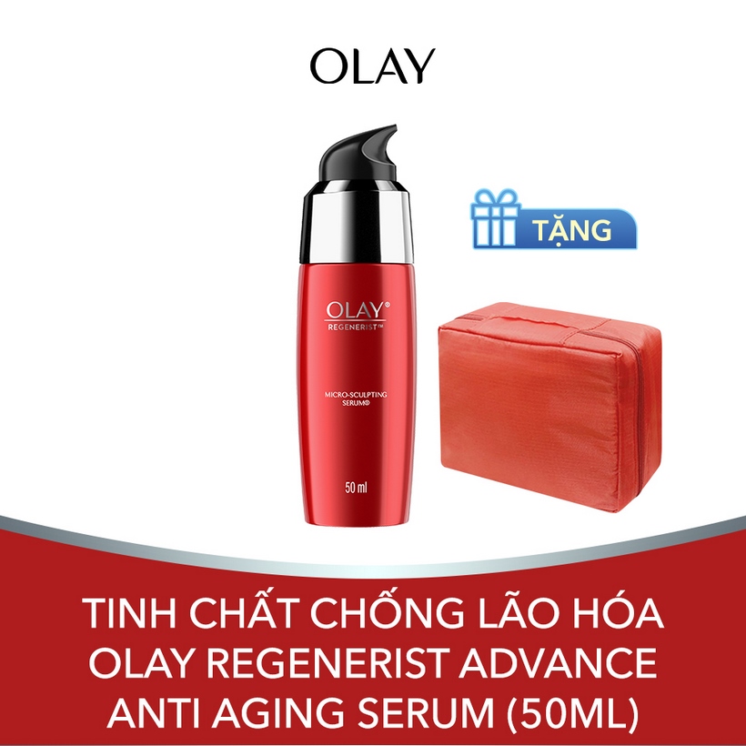 Tinh Chất Chống Lão Hóa Olay Regenerist Advance Anti Aging Serum (50ml) [Tặng Túi Tiện Ích]