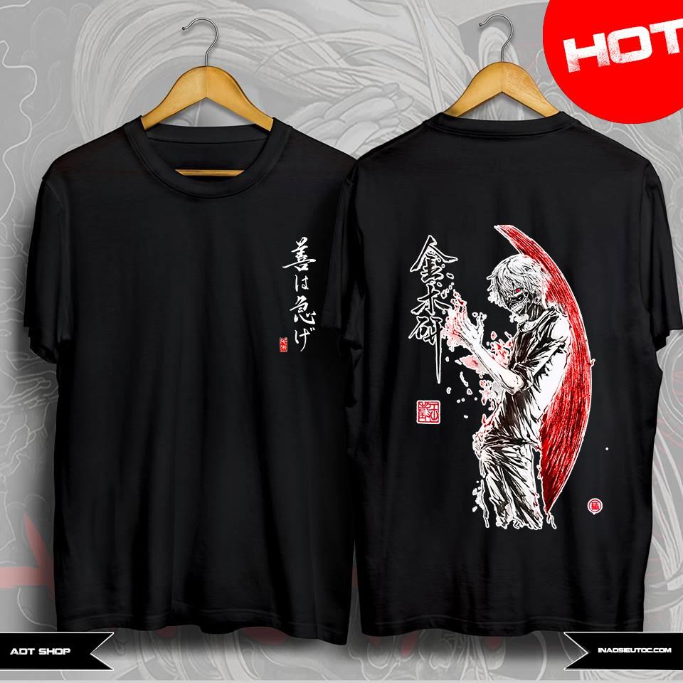 Áo Thun Tokyo Ghoul Đẹp - Kaneki Ken Mẫu Mới Cực NGầu