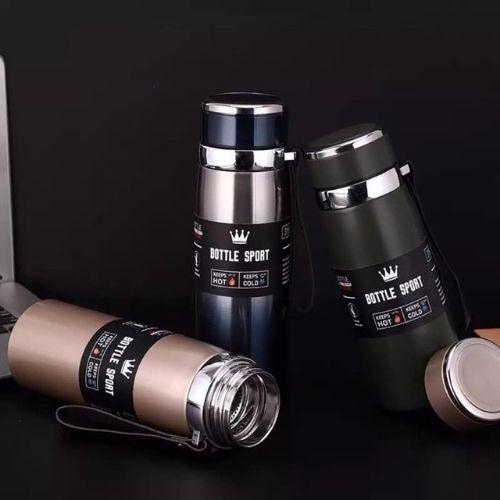 Bình giữ nhiệt inox 304 2 lớp chân không cách nhiệt xinlang bottle sort chính hãng màu sắc trơn sáng sang trọng tiện lợ