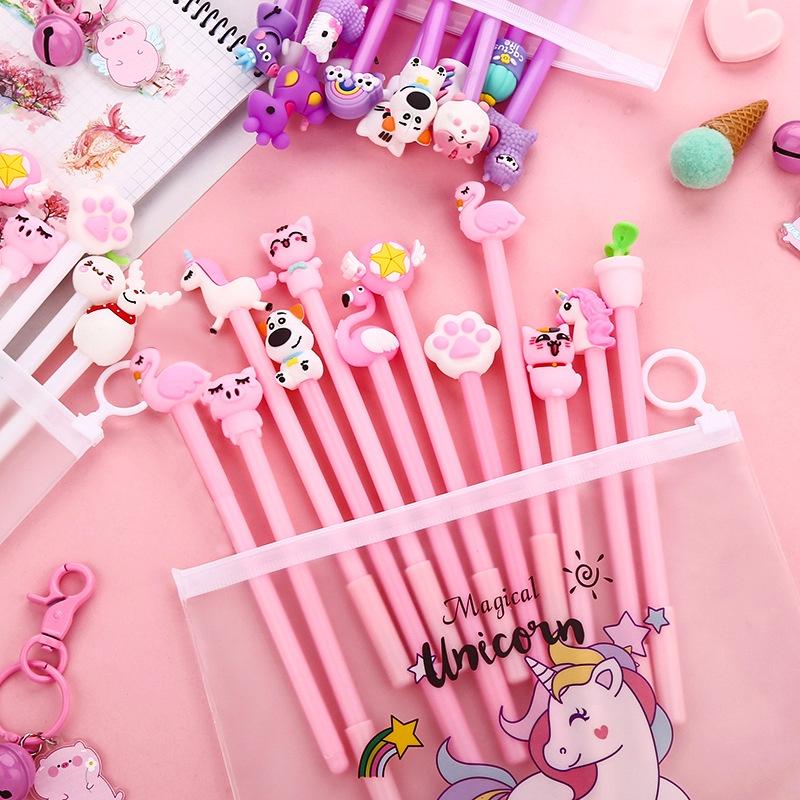 Bút Mực Cute Set 20 Cây mực nước nhiều màu kèm túi Zip