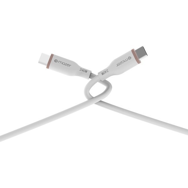 Dây Sạc MAZER Infinite.LINK 3 PD 60W USB-C to USB-C 2M cable (Flex, Silicone) Hàng Chính Hãng