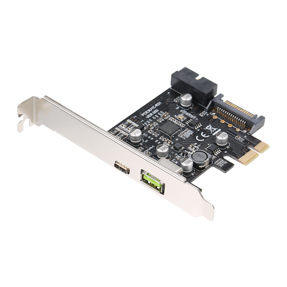 Thẻ Mở Rộng PCI-E Sang USB 3.1 Loại C Sạc Nhanh Với Thẻ Điều Hợp 19pin Gen1 5g PCI-Express