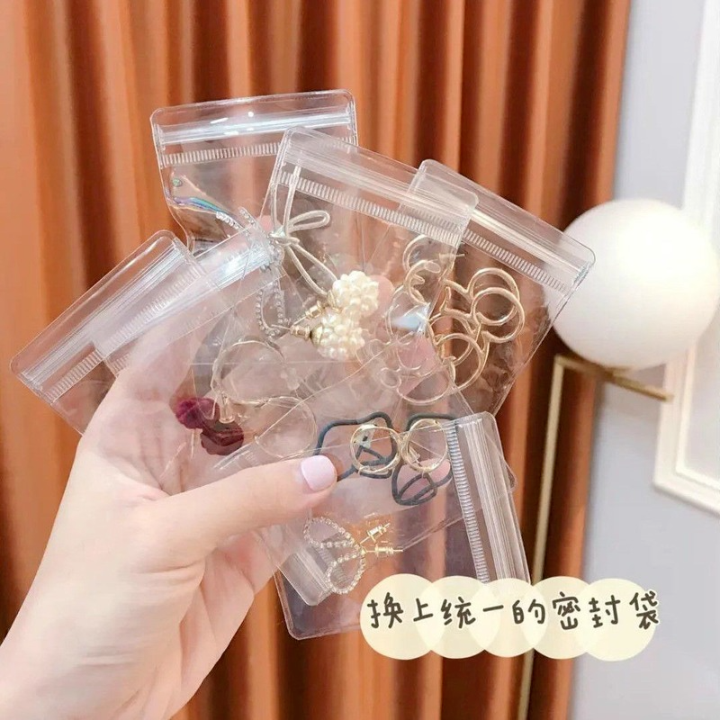 Set 20 Túi Nhựa Trong Suốt Đựng Trang Sức Đa Năng Tiện Dụng