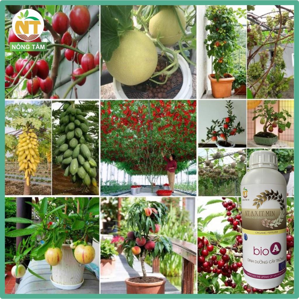 Phân bón lá đạm Axit Amin bổ sung dinh dưỡng cho rau màu, hoa cảnh, cây ăn quả, chai 1000ml