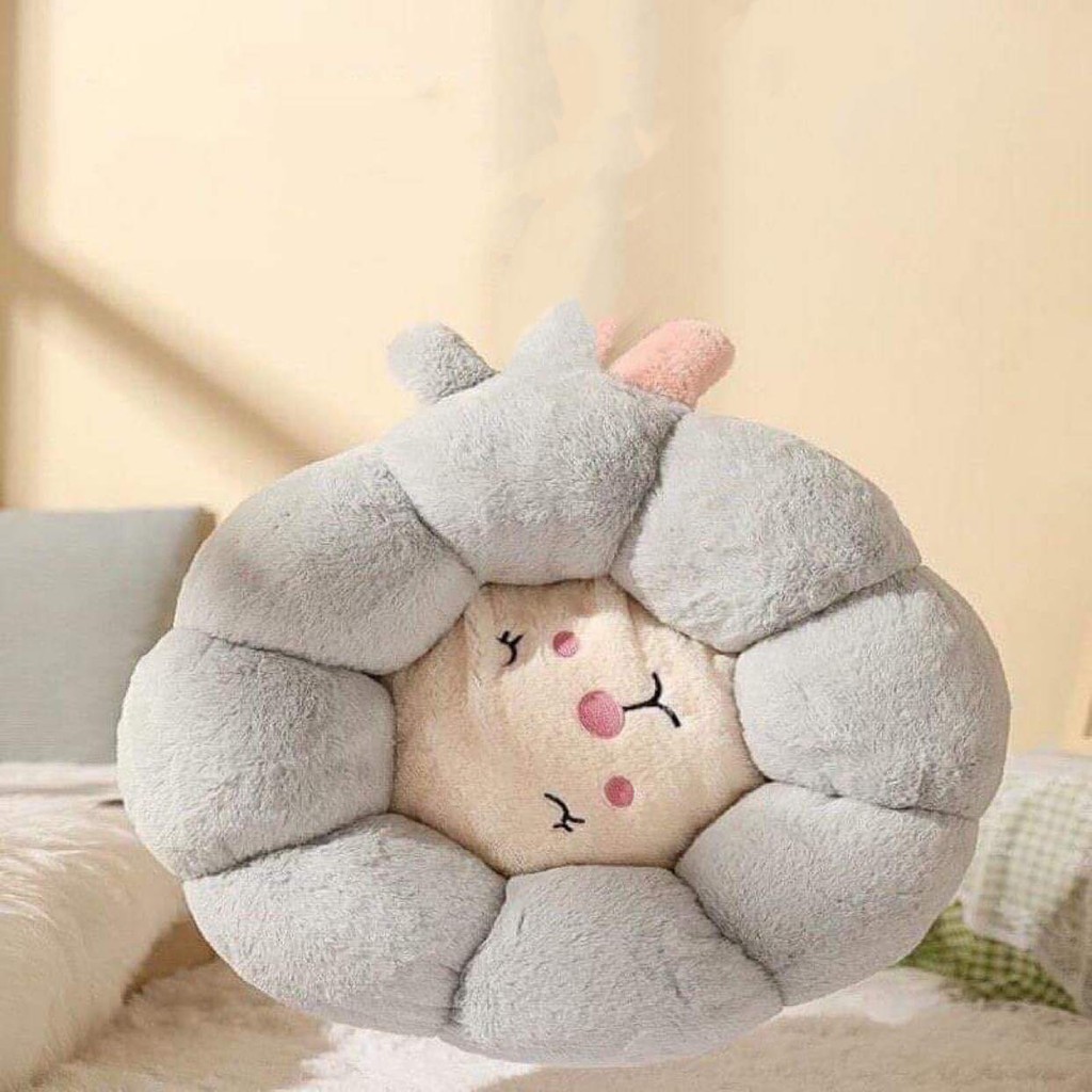 Ổ đệm lông hình hoa cho thú cưng
