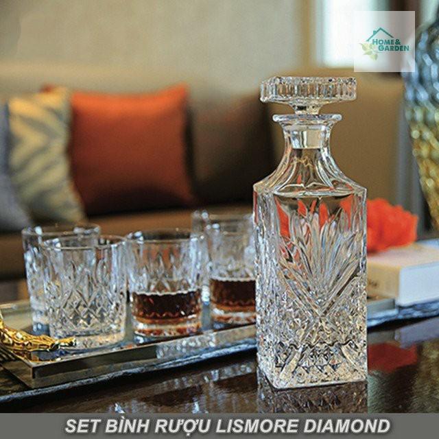 SET BÌNH ly tách Trang trí LISMORE DIAMOND