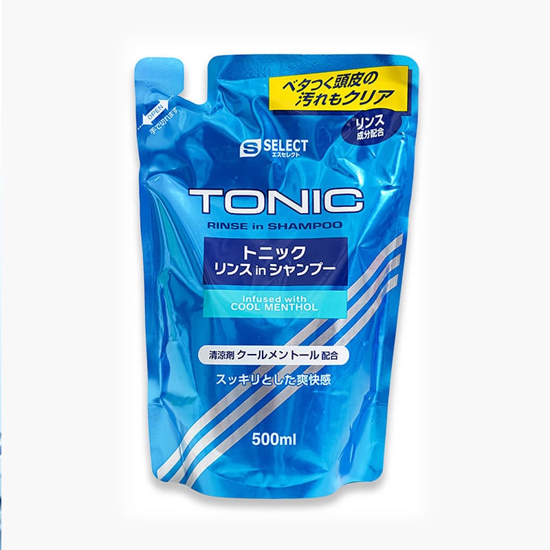 Combo 2 Dầu gội, xả bạc hà mát lạnh dành cho nam s select (gói refill) 500ml/gói