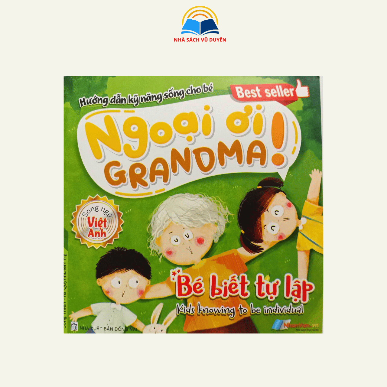 Sách Hướng dẫn kỹ năng sống cho bé - Ngoại ơi Grandma! (Song ngữ việt - anh)