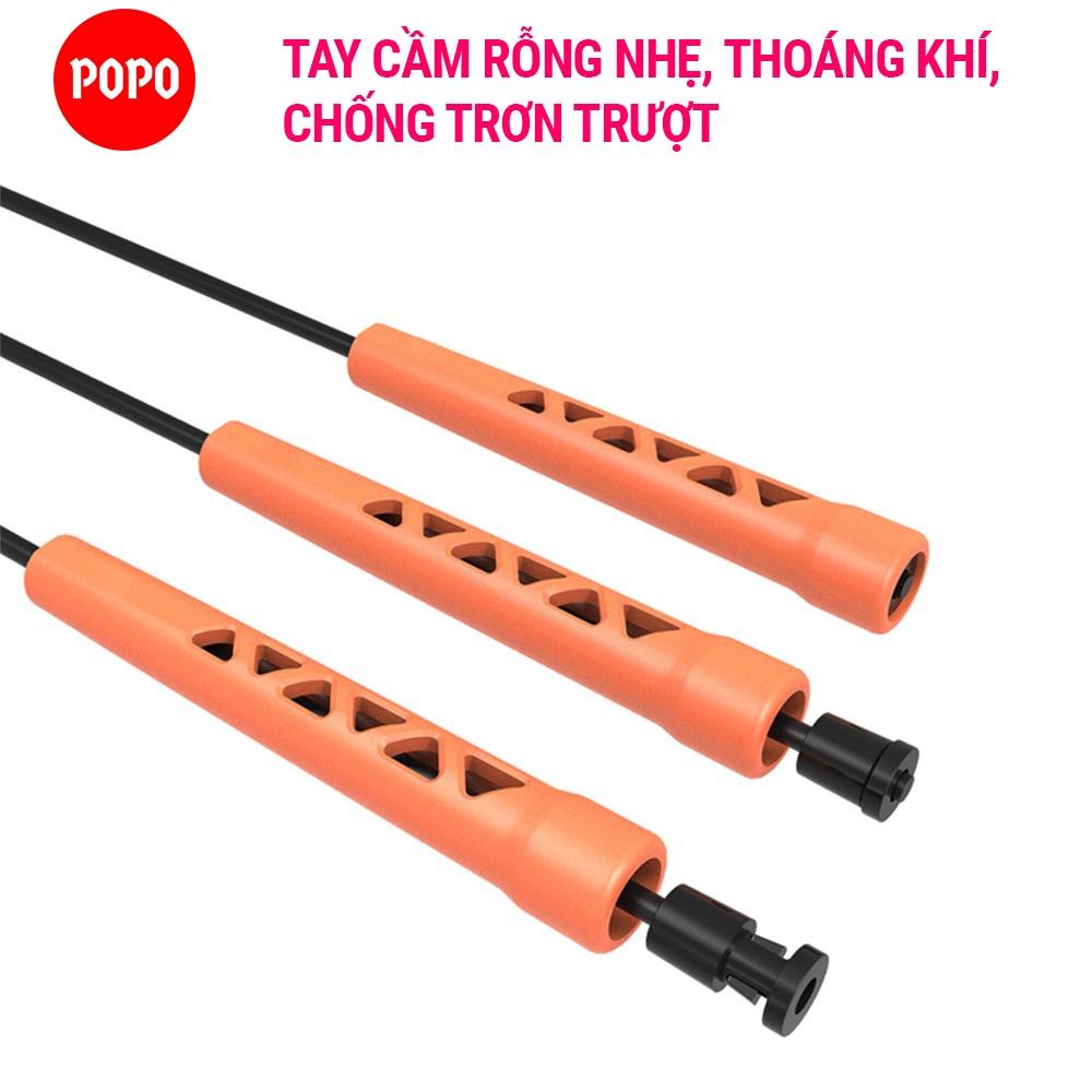 Dây nhảy dây tốc độ SPORTY TS86 100g tập thể lực, thê dục, giảm cân tăng tốc hiệu quả