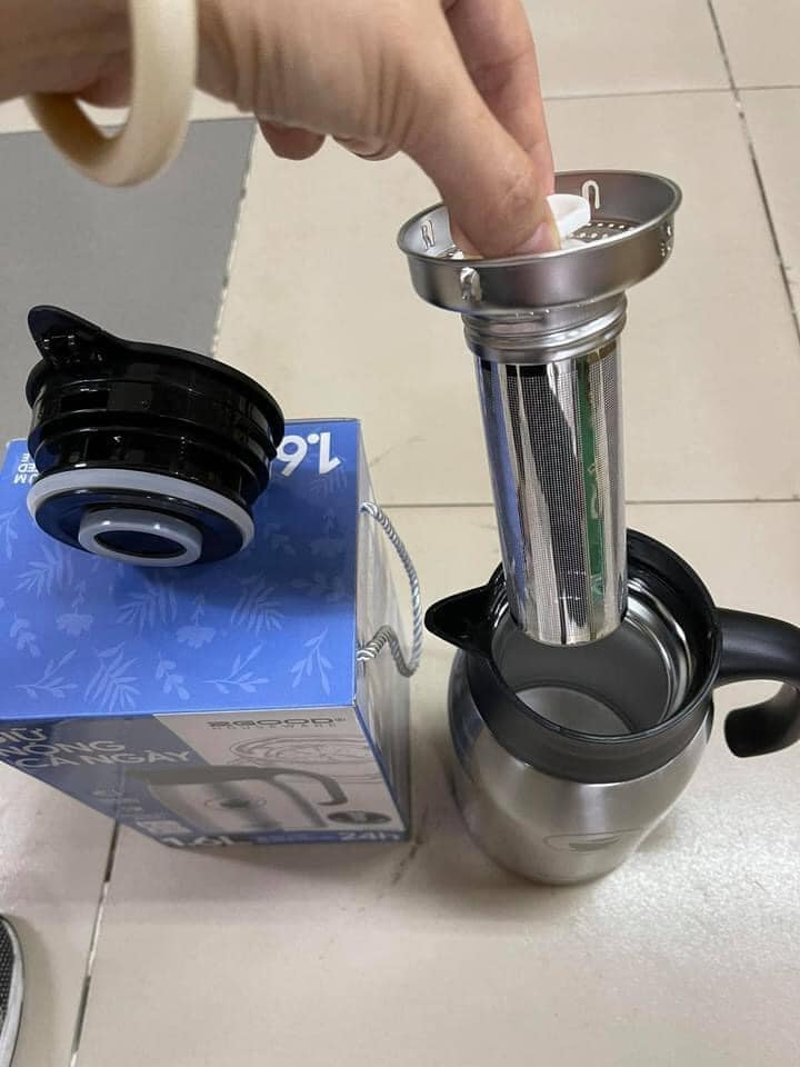Phích Pha Trà, Bình Giữ Nhiệt, Bình Ủ B18 Giữ Nhiệt Nóng Lạnh Suốt 24h an toàn