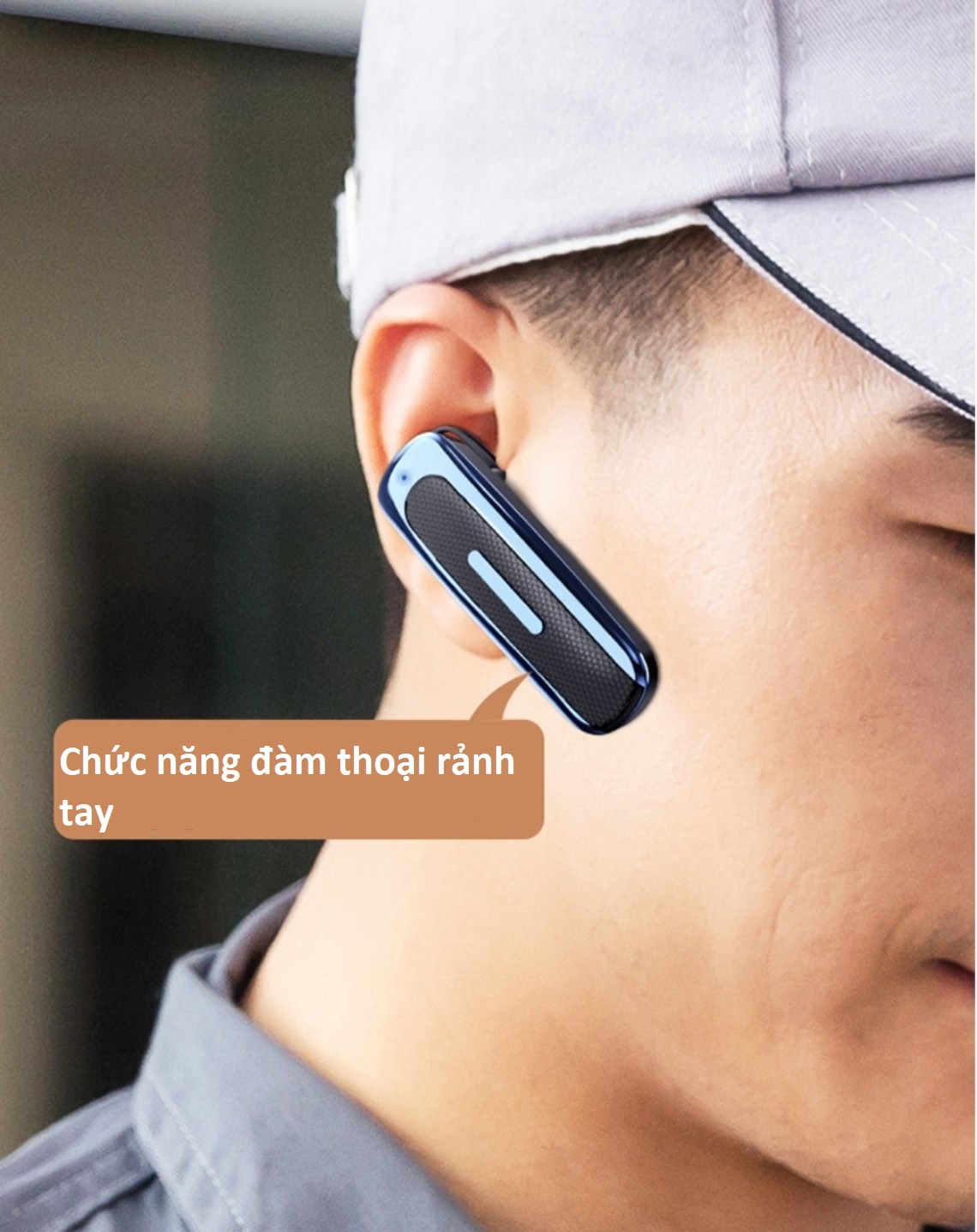 Tai nghe Bluetooth 5.0 , Pin 230 mAh, chống nước IPX5, nghe nhạc và đàm thoại liên tục từ 15 giờ đến 25 giờ tùy theo mức âm lượng.