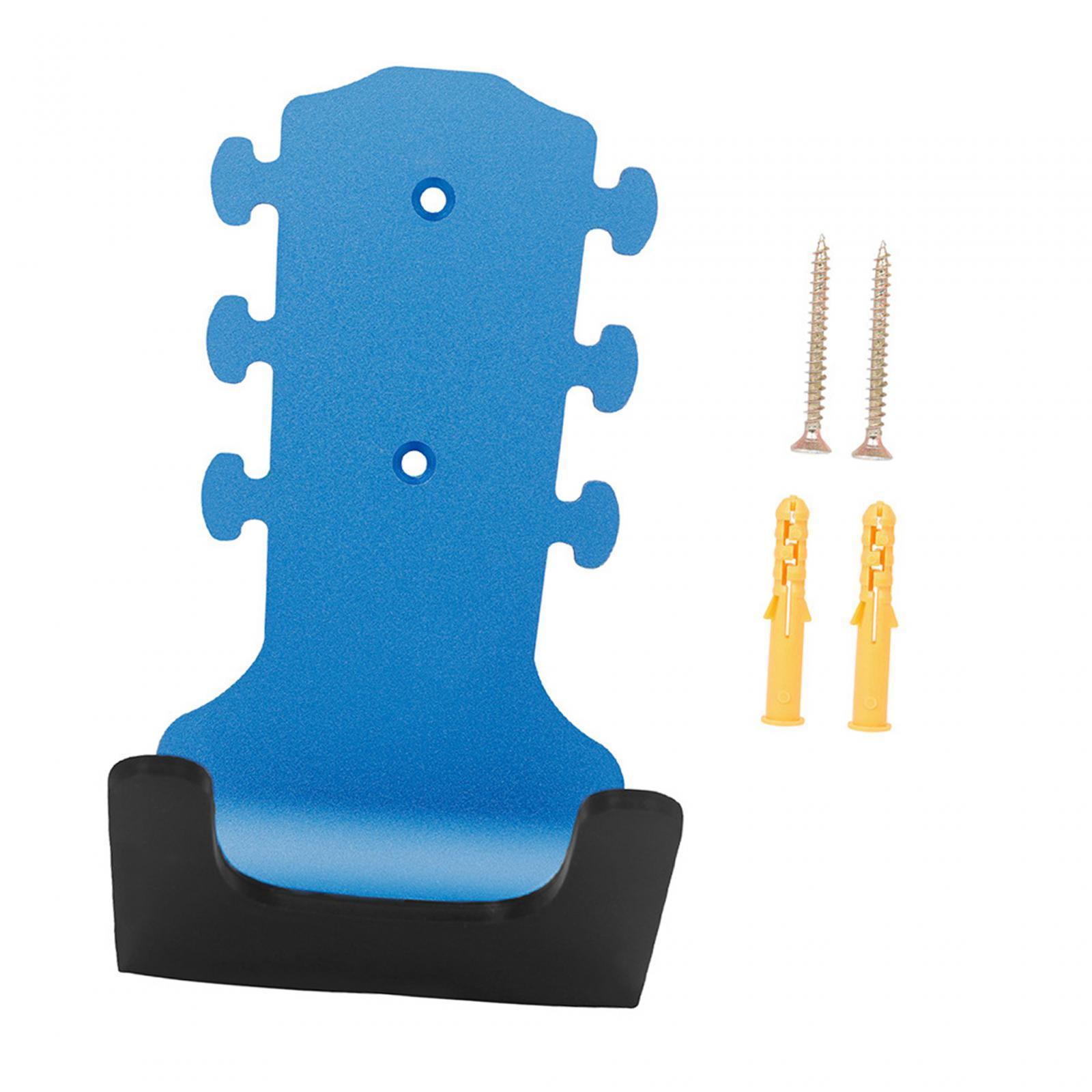 Ukulele Wall Mount Stand, Guitar Wall Mount Hanger with Screws, Guitar Rack for Acoustic and Electric Guitars Bass String Instruments Mandolin