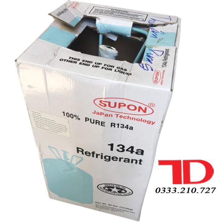Gas lạnh điều hòa ô tô R134 SUPON 13.6KG, Môi chất lạnh R134