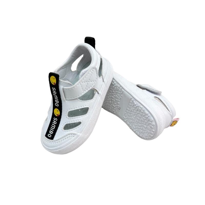 Sandal rọ bé hình mặt cười từ 1-3 tuổi hàng Quảng Châu cao cấp