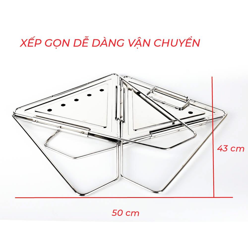 Khay nướng than chống gỉ xếp gọn - Size M