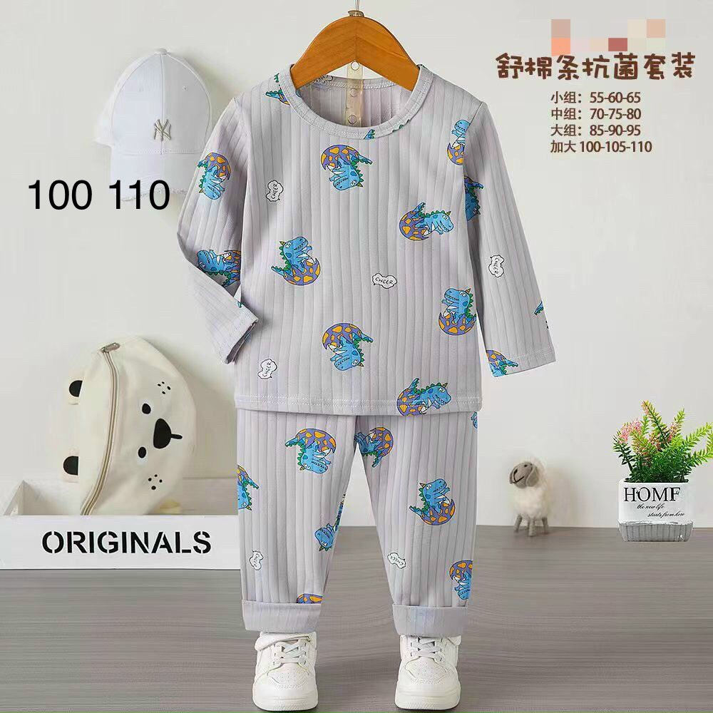 Bộ cotton dài cho bé trai 9-40kg