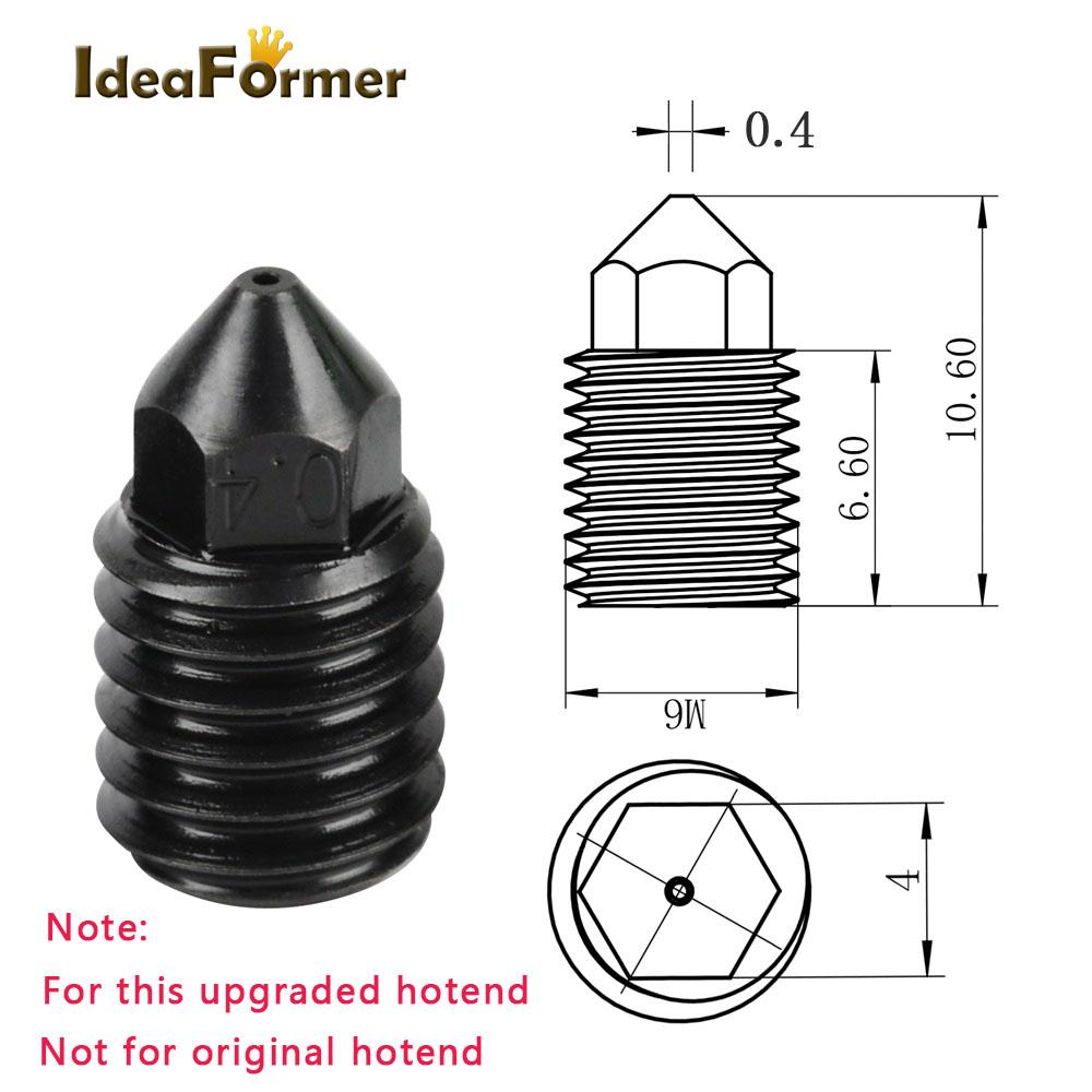 Hotend Bộ Bambu Phòng X1 Carbon X1-Carbon Combo P1P 3D Máy In 500C Nâng Cấp Đồng Mạ Nóng Khối Thép Cứng vòi Phun