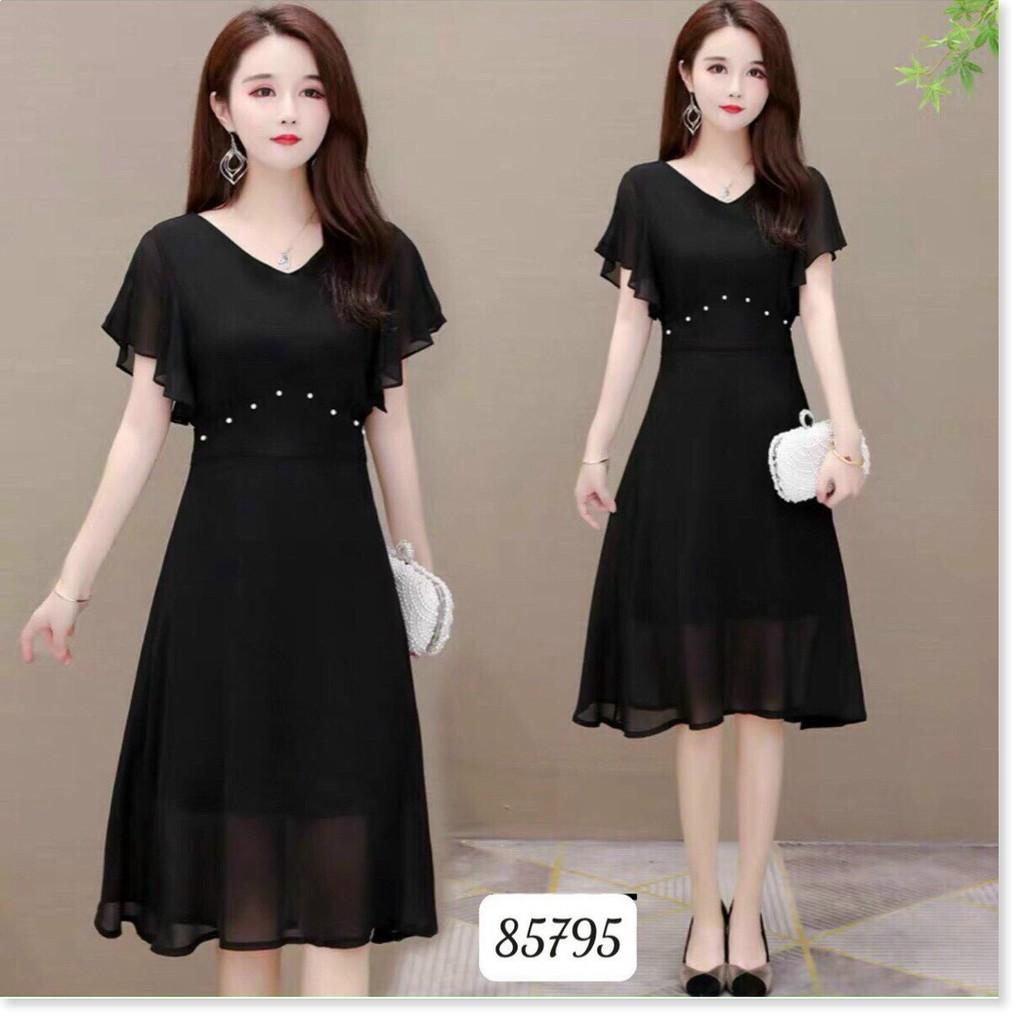 ĐẦM VOAN Ý ĐÍNH NGỌC,ĐƯỢC THIẾT KẾ HỌA TIẾT TRƠN NHƯNG KHÔNG KÉM PHẦN SANG TRỌNG THỜI TRANG KME.STORE