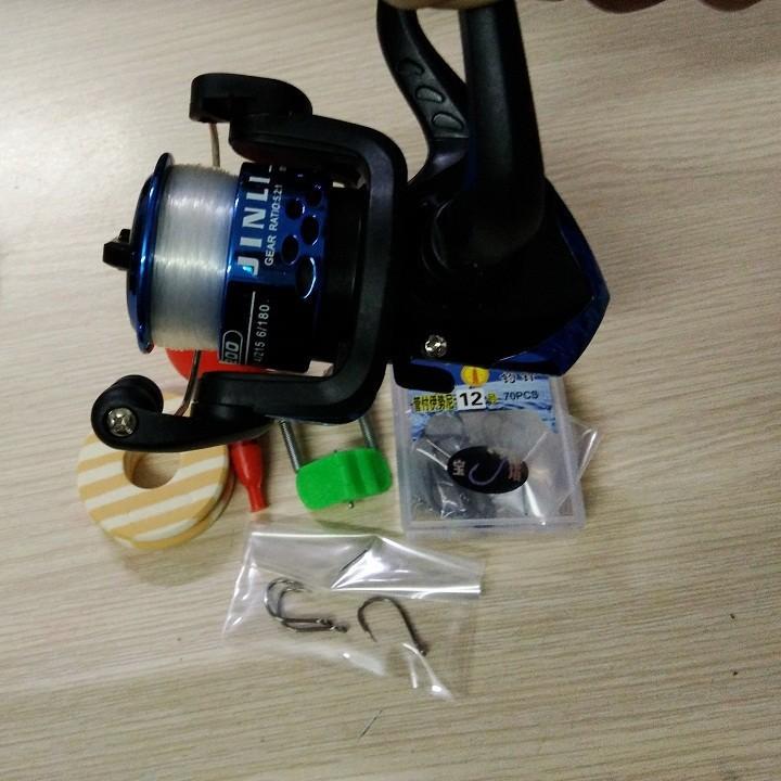 Bộ Cần Câu 2M4 Kèm Máy Và Phụ Kiện docaucagiangnam