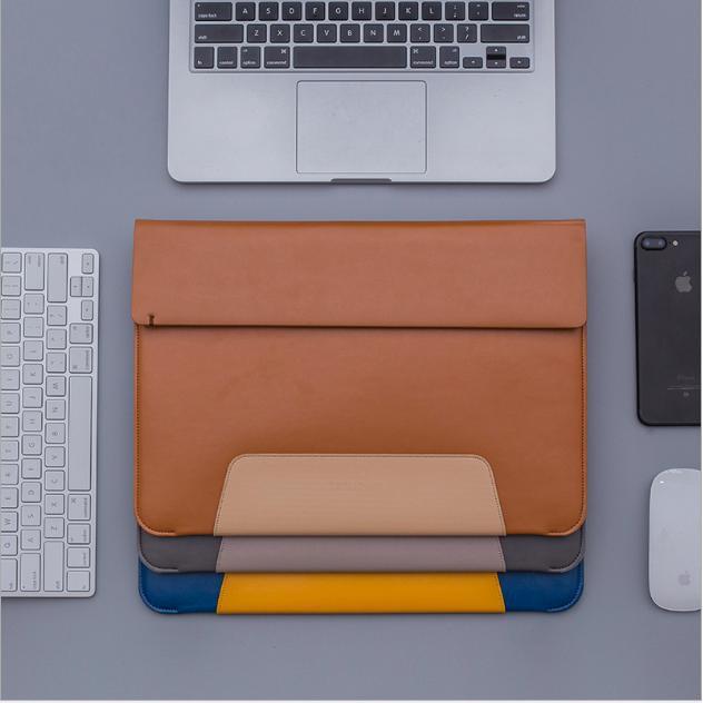 Túi da đựng laptop RollPark cho Macbook 13inch cao cấp thời thượng