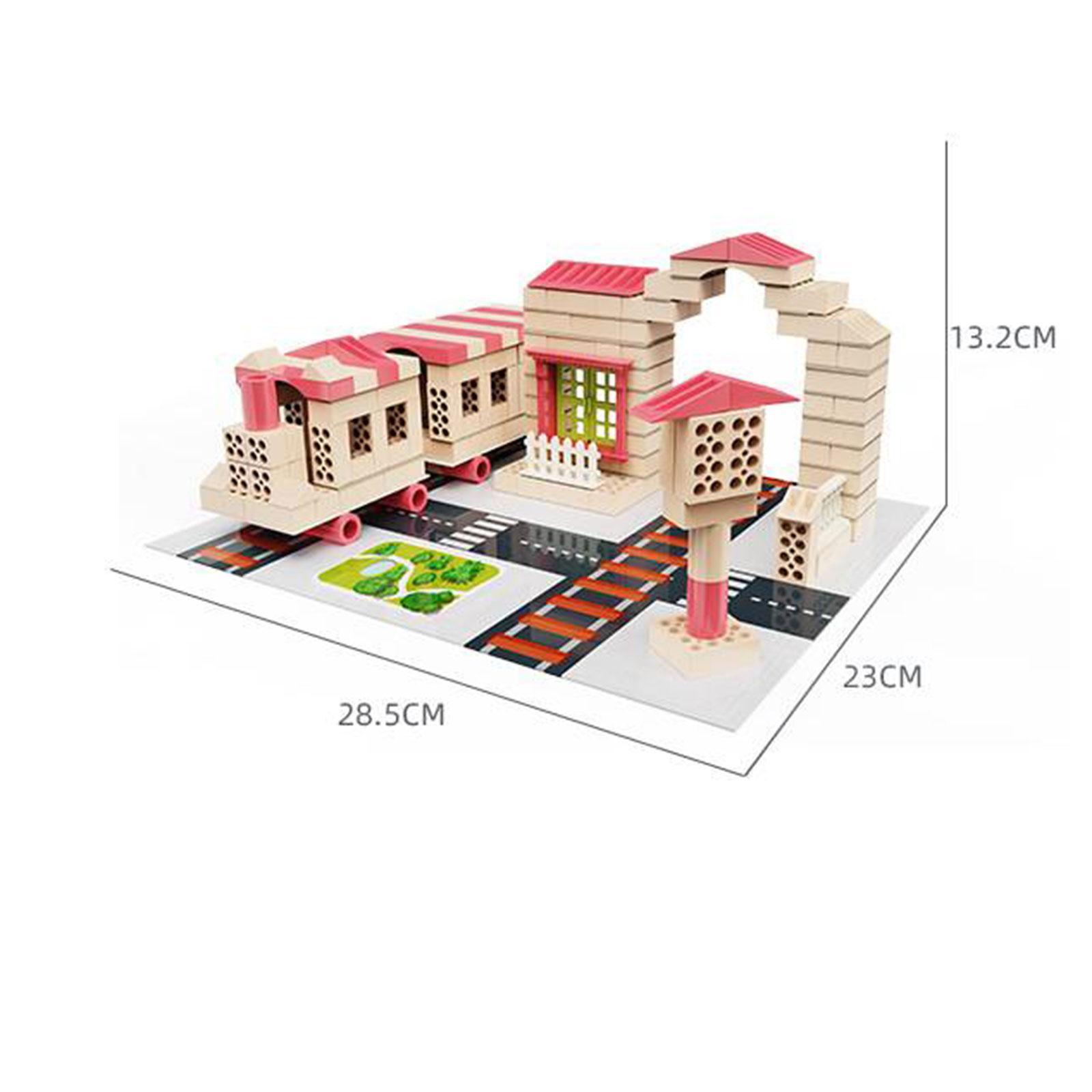 Building Bricks Kits Pile up Brick Creative for Boy Girl Toddlers