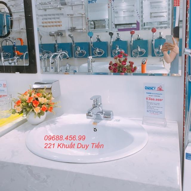 chậu rửa lavabo combo trọn bộ