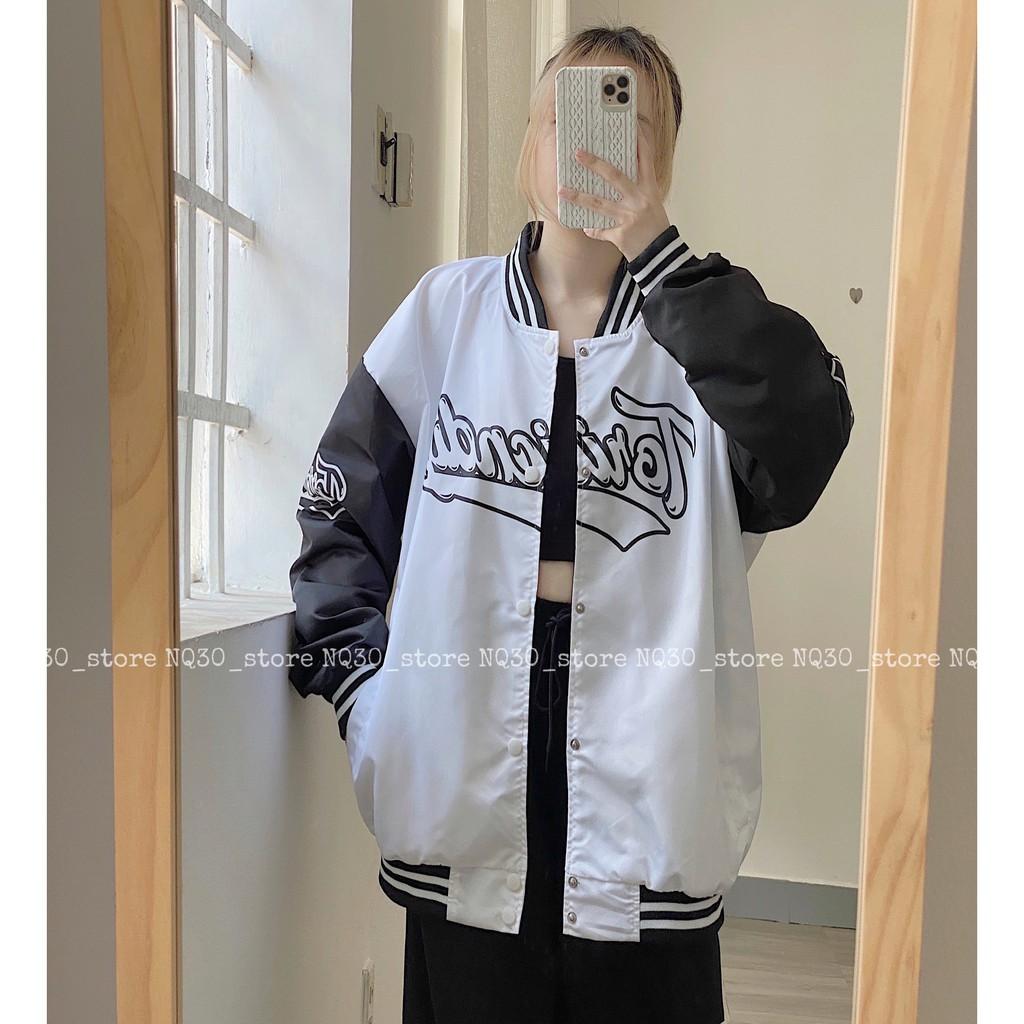 Áo Khoác Bomber Jackets Dù 2 Lớp Form Rộng Nam Nữ Unisex