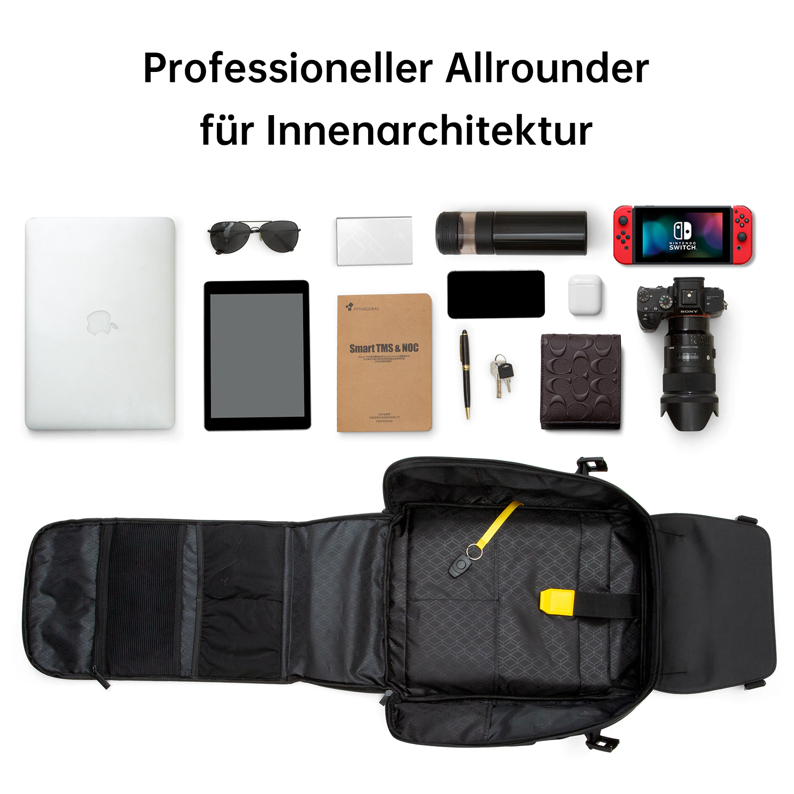 Balo đèn Led, Divoom Pixoo Backpack M, Ba lô Laptop 15inch, màn hình led, chống thấm