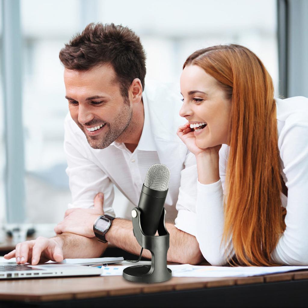 USB Condenser Mic  Headphone Output Noise Reduction for