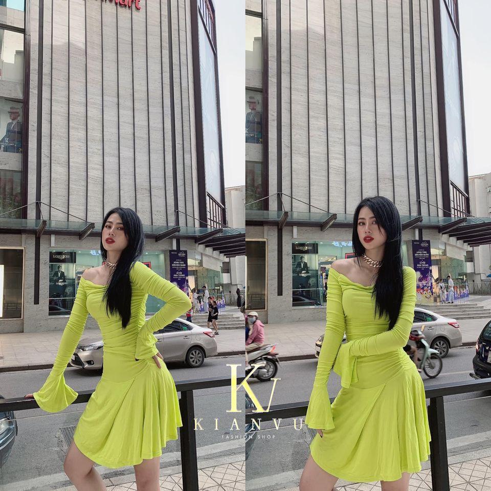 VÁY BODY TRỄ VAI TAY XÒE