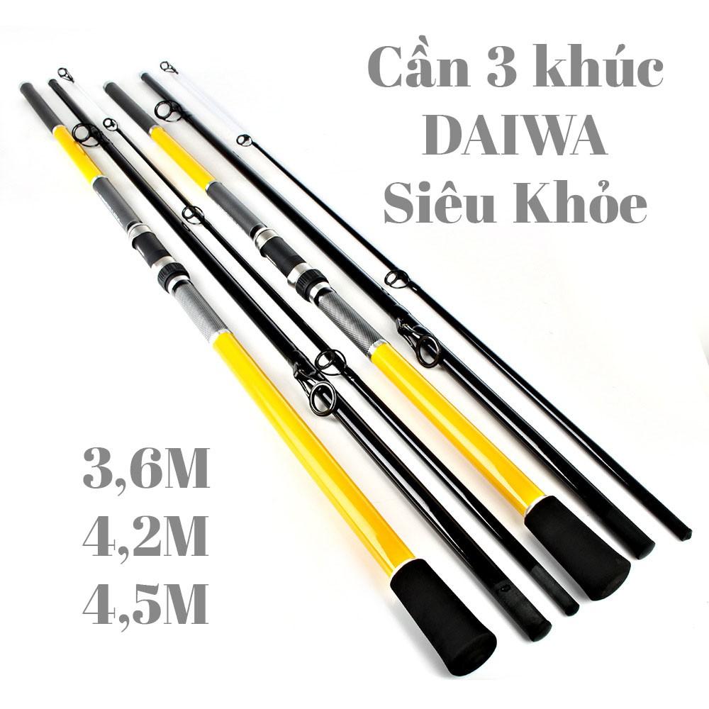 Cần câu lục 3 khúc daiwa, Cần câu lục xa bờ siêu khỏe độ dài 3m6-4m2-4m5