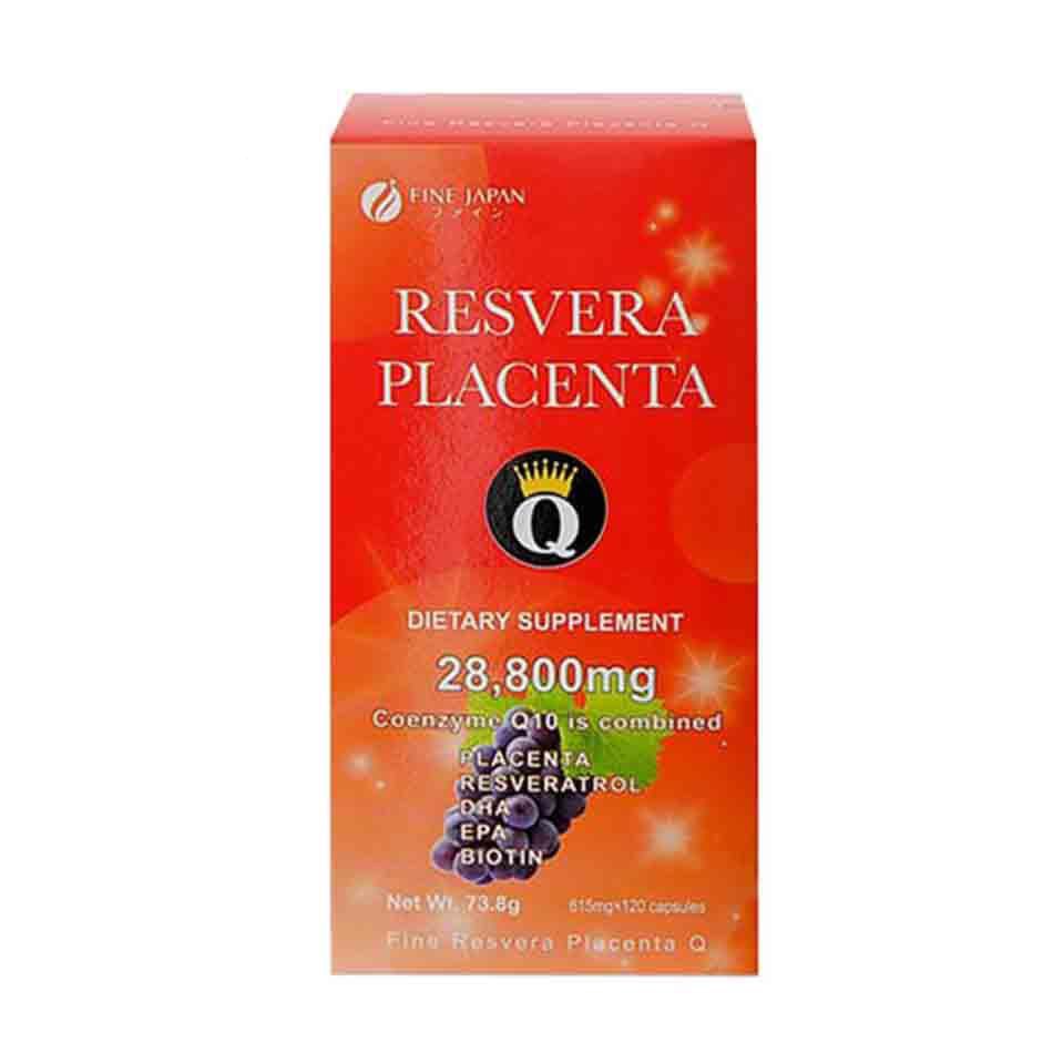 Viên uống đẹp da làm chậm lão hóa Fine Resvera Placenta Q 