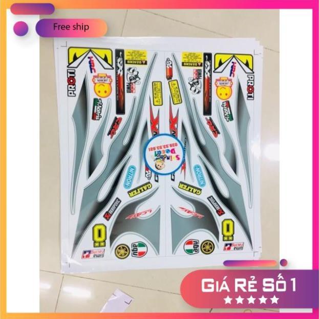 Tem rời ex 2010 lửa xanh bảo hành màu sắc vĩnh viễn