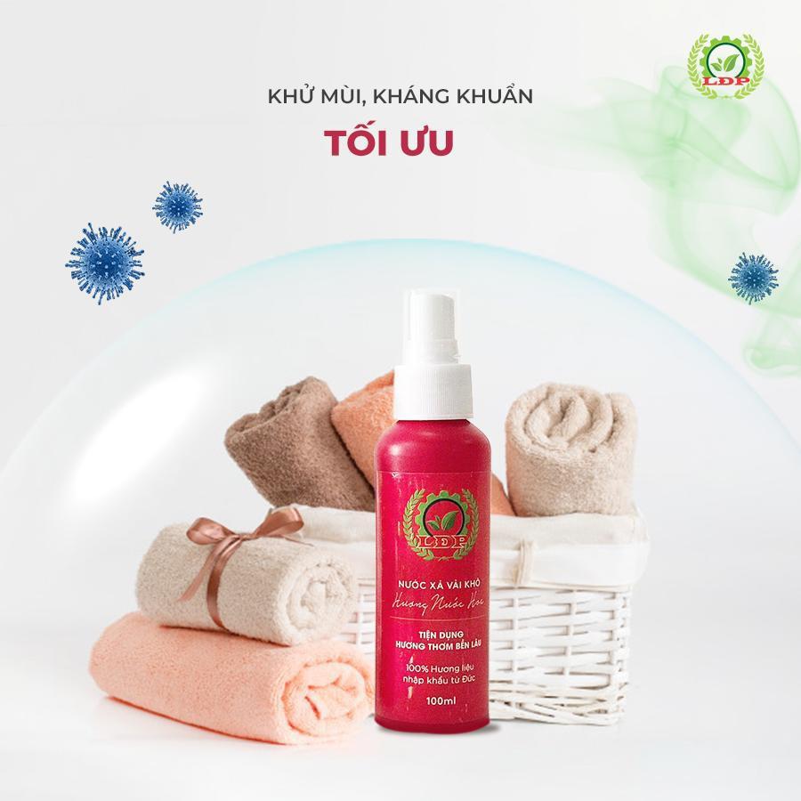 Xả vải khô Lâm Đại Phúc, xịt thơm quần áo hương Downy và hương Comfort thay thế hoàn toàn nước xả vải thông thường