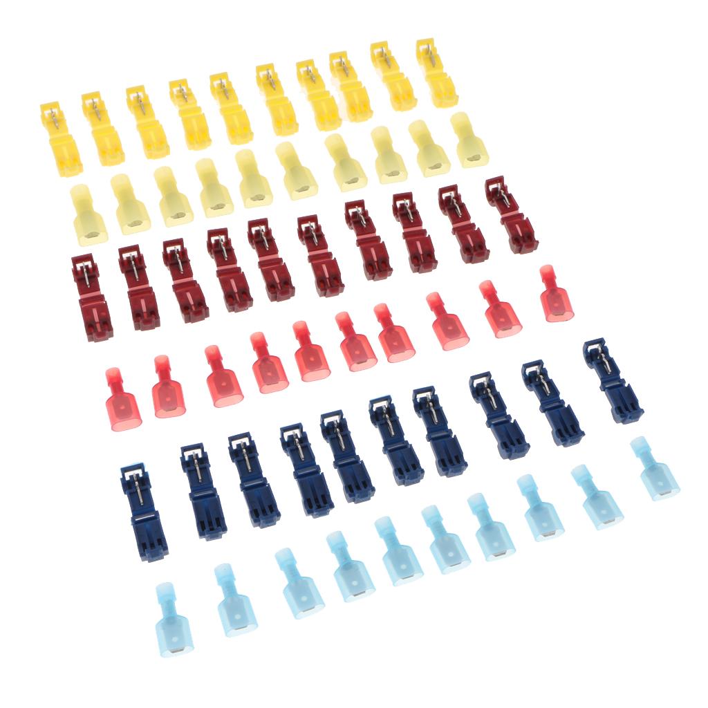 96Pieces Quick Wiring Electrical Insulated Terminals Connector Kit