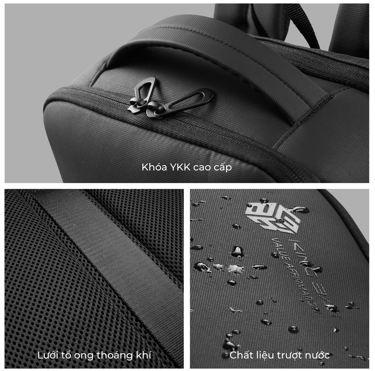 Balo Laptop 15.6 Inch KINGBAG APOLLO Cao Cấp, Bền Bỉ - Hàng Chính Hãng