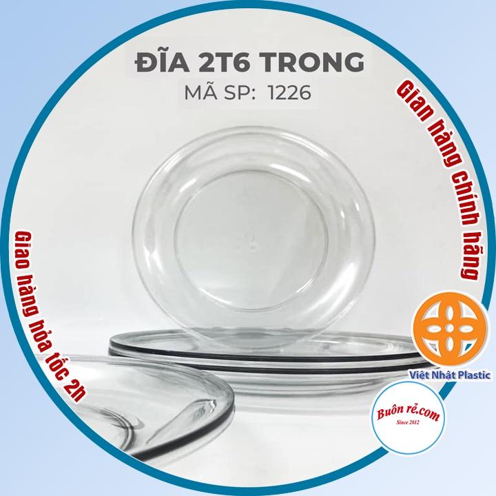 Đĩa nhựa trong thiết kế sang trọng chất liệu nhựa ABS