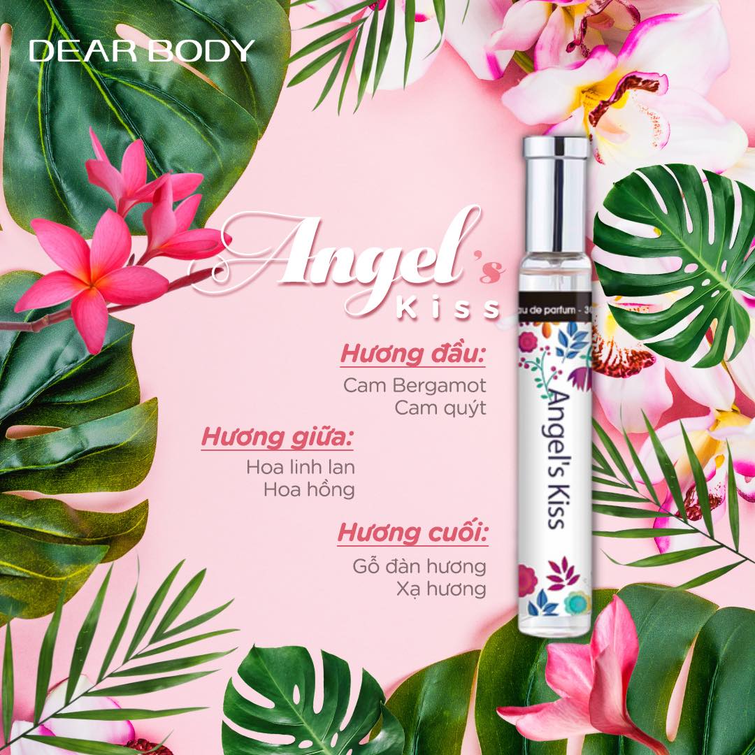 Nước Hoa DEAR BODY 30ml - Eau De Perfum - Hương Thơm Mát - Ngọt Ngào - Đa Dạng Mùi - Từ Nhẹ Tới Mạnh - Lưu Hương Tới 12h