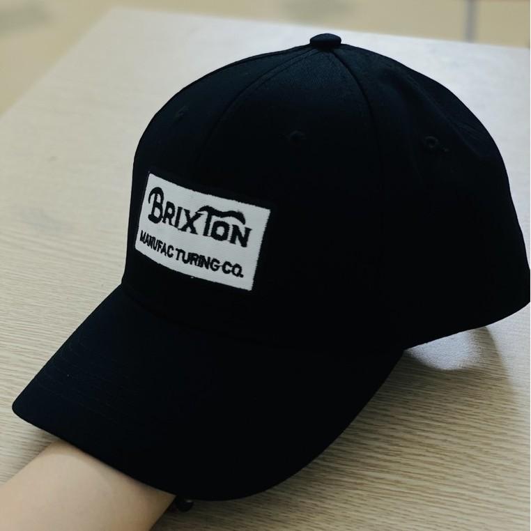 Nón kết VNXK mũ lưỡi trai trai nam Brixton đen cao cấp phong cách Hàn Quốc M01