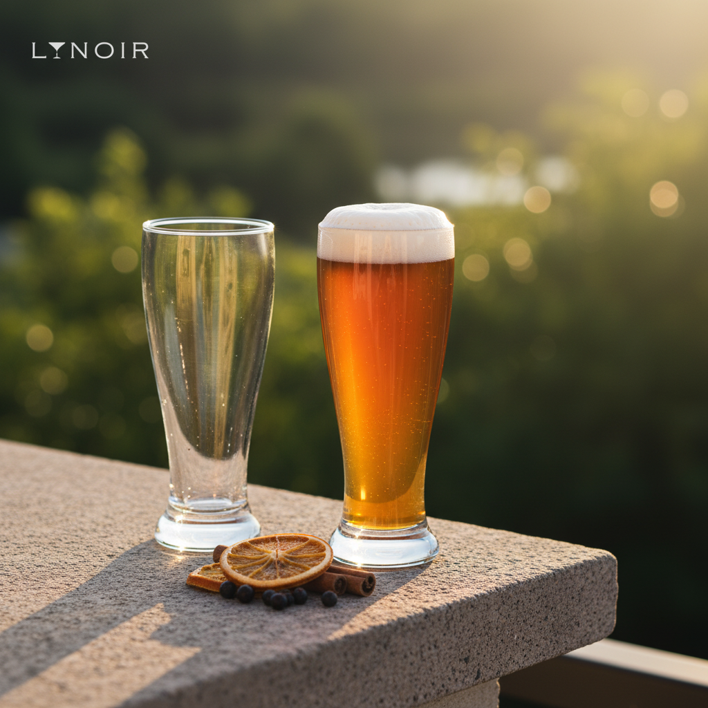 Ly Thủy Tinh Bia Weizen - Slim | 430ml | [LYNOIR_LY024