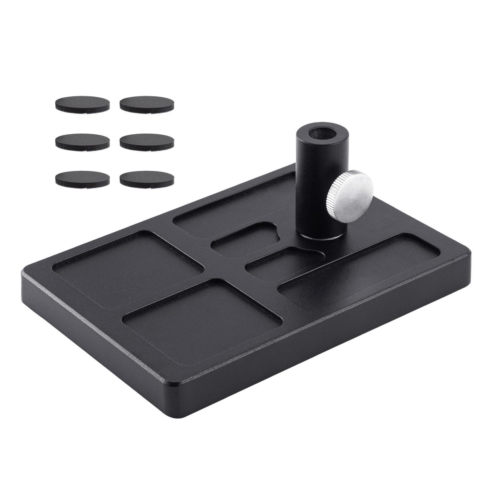 Fly Tying Pedestal Base Fly Tying Tools Fishing Accessories Lure Maker DIY Professional Fishing Hook Rotary Clamp Fly Tying Vise for Travel